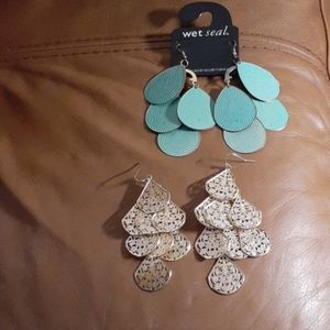 2 pair Chandelier Style Earrings